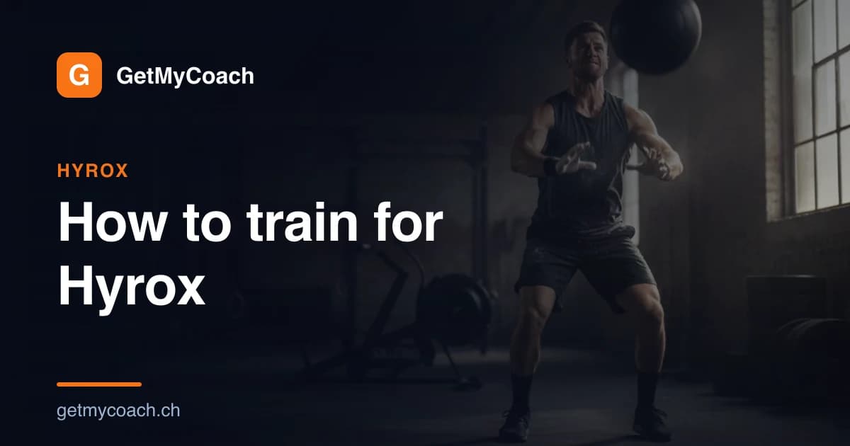 GetMyCoach cover graphic for the article on how to train for Hyrox.
